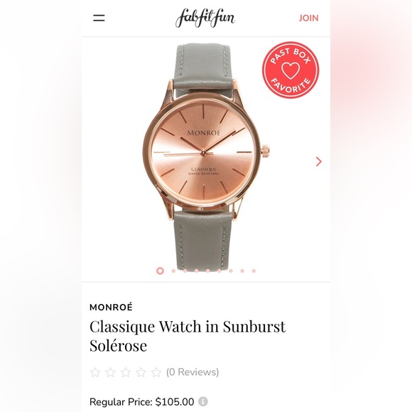 Monroe Classique Rose Gold Watch - Picture 3 of 4